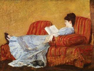 Mujer leyendo de Mary Cassat